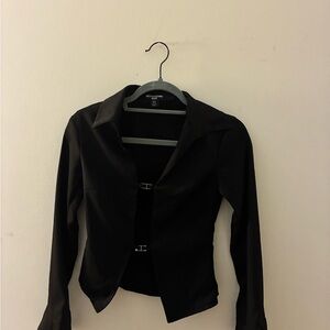 PrettyLittleThing Black Blazer